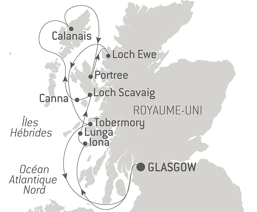 Îles mythiques et paysages sauvages des Hébrides