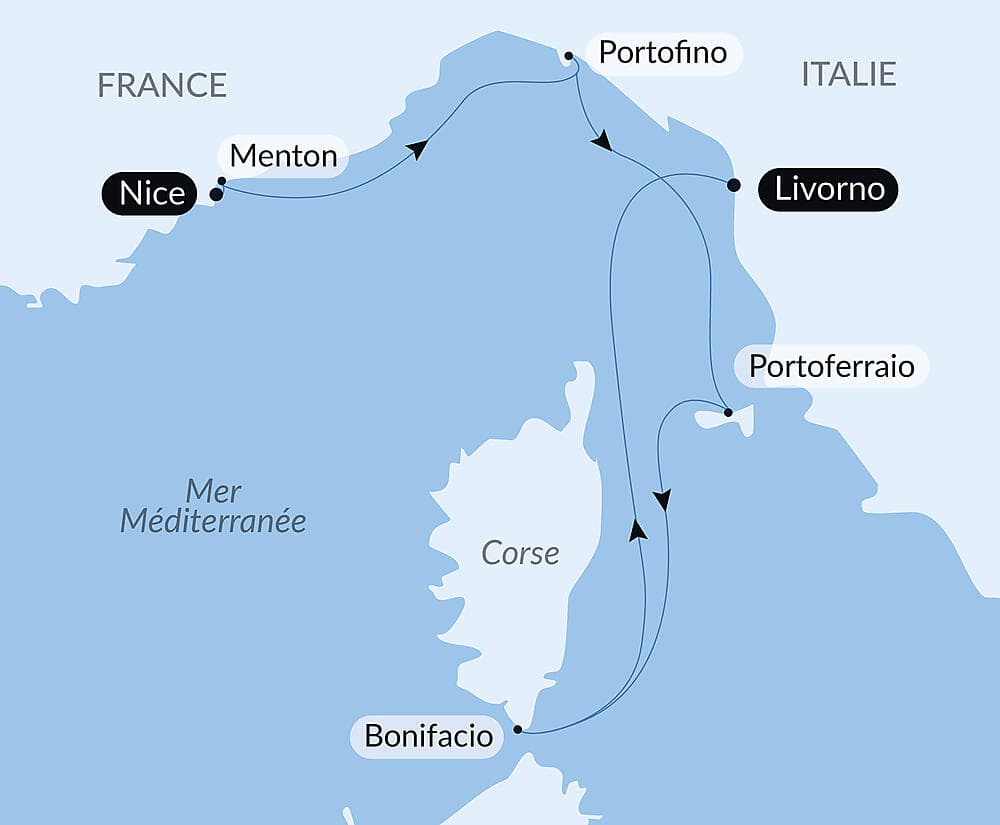 Escapade automnale entre Côte d’Azur, Riviera italienne et Corse